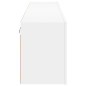 Meubles TV muraux 2 pcs blanc 80x30x41 cm