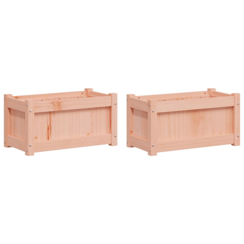 Jardinières 2 pcs bois massif douglas