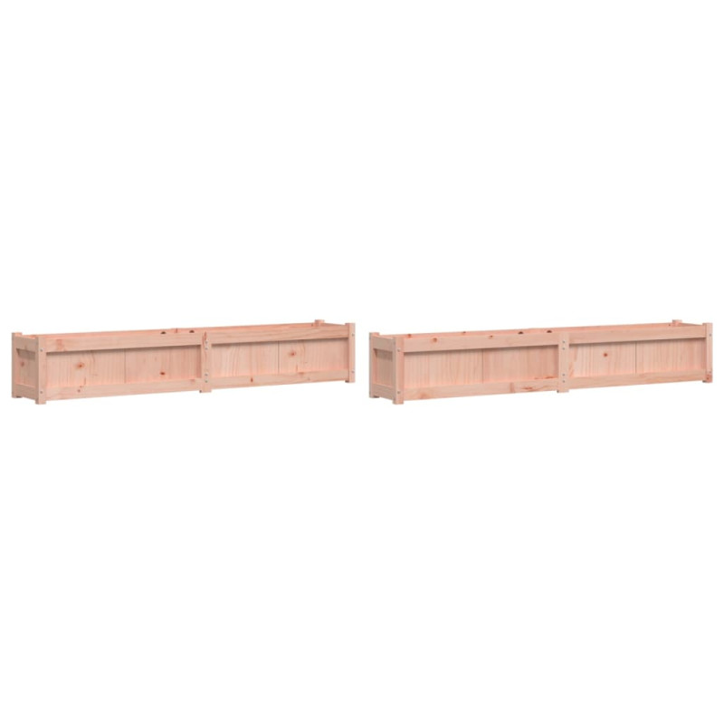 Jardinières 2 pcs bois massif douglas