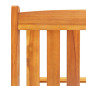 Chaises longues lot de 2 Bois d acacia solide