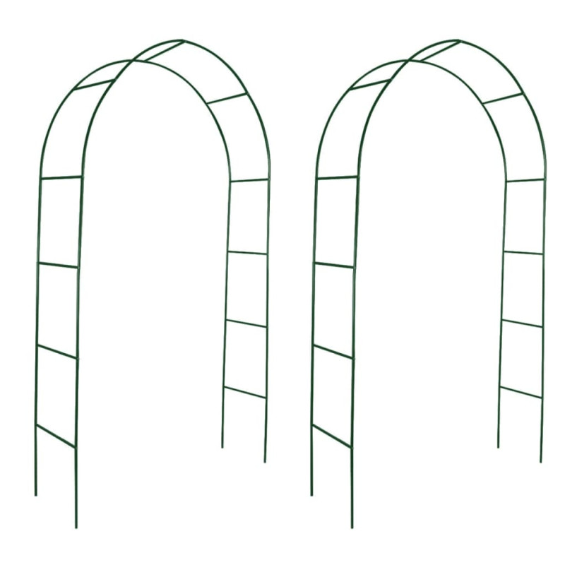 Arche de jardin 2 pcs pour plantes grimpantes 