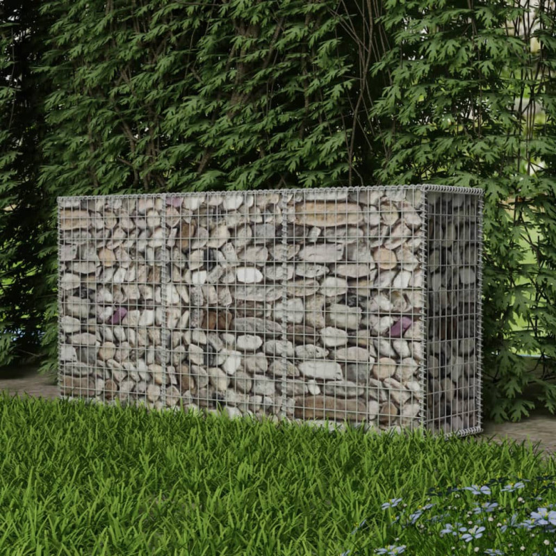 Panier de gabion Acier galvanisé 200x50x100 cm 