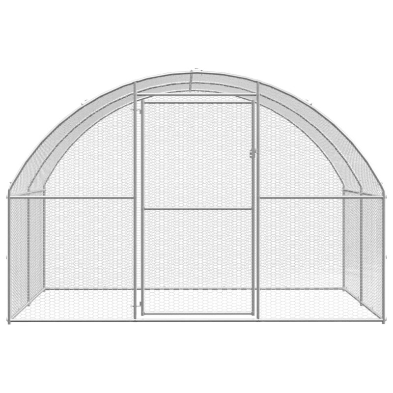 Poulailler d extérieur 3x2x2 m Acier galvanisé