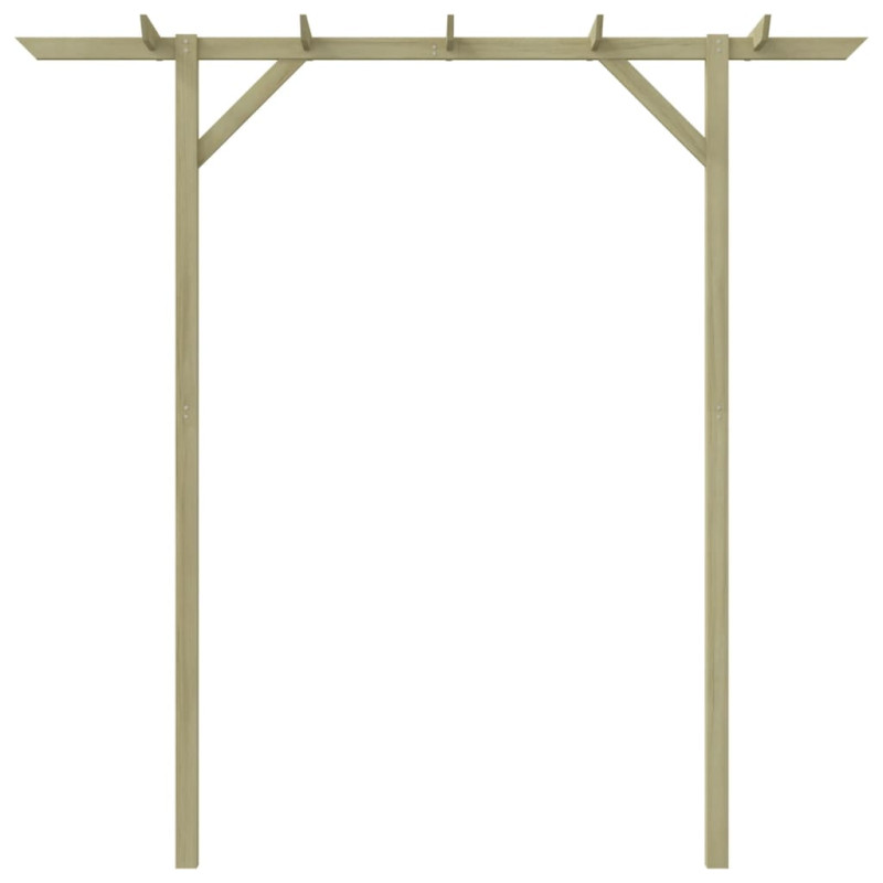 Pergola de jardin 205 x 40 x 203 cm Bois