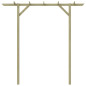 Pergola de jardin 205 x 40 x 203 cm Bois