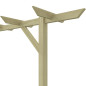 Pergola de jardin 205 x 40 x 203 cm Bois