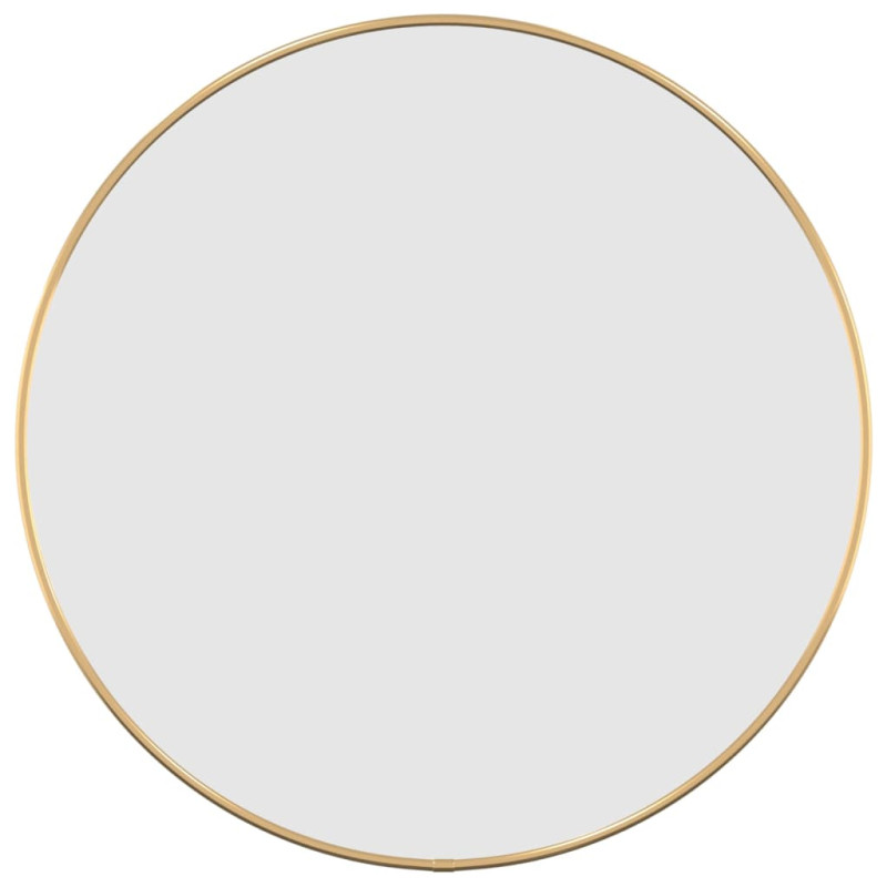 Miroir mural Doré Ø 50 cm Rond