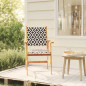 Chaises de jardin lot de 2 Bois d acacia solide