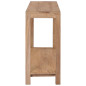 Table console 120 x 35 x 75 cm Bois de teck massif