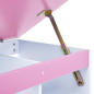 Bureau pour enfants Inclinable Rose et blanc