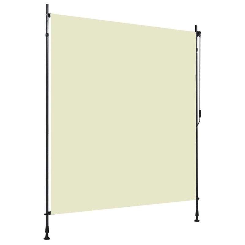 Store roulant d extérieur 200 x 270 cm Crème