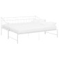 Cadre de canapé lit extensible sans matelas blanc 90x200 cm