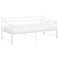 Cadre de canapé lit extensible sans matelas blanc 90x200 cm