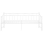 Cadre de canapé lit extensible sans matelas blanc 90x200 cm