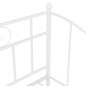 Cadre de canapé lit extensible sans matelas blanc 90x200 cm