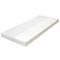 Matelas 120 x 200 cm 7 zones Mousse PU 10 cm H2 H3