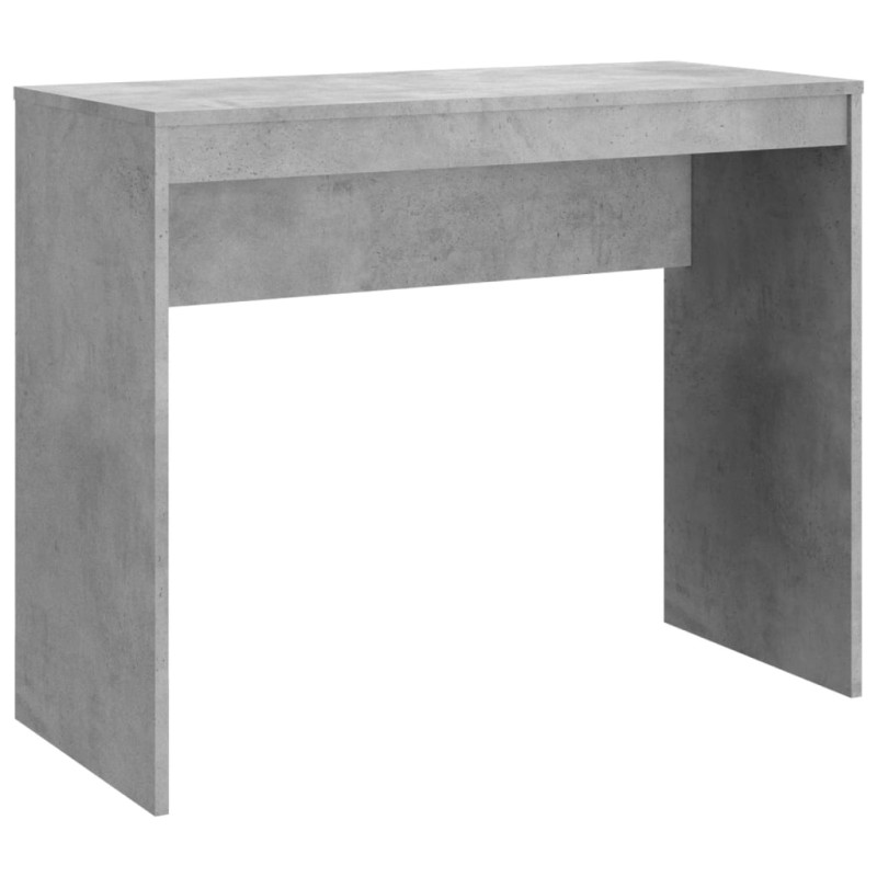 Bureau Gris béton 90x40x72 cm Bois d ingénierie