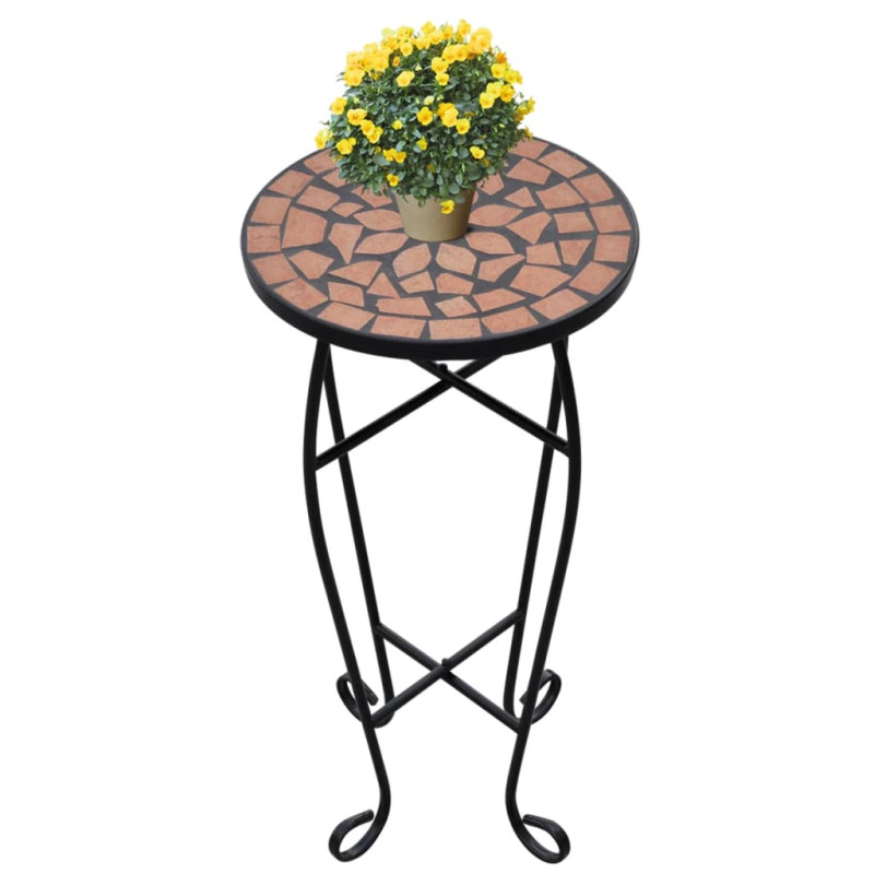 Table d appoint Mosaïque Terre cuite