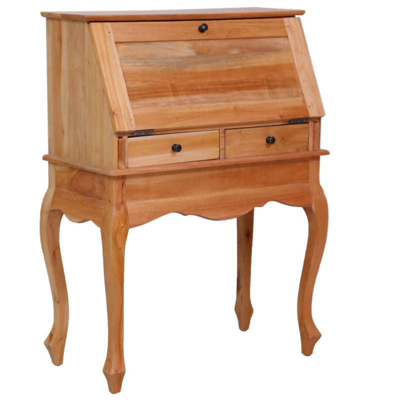 Bureau secrétaire 78x42x103 cm Bois d acajou massif