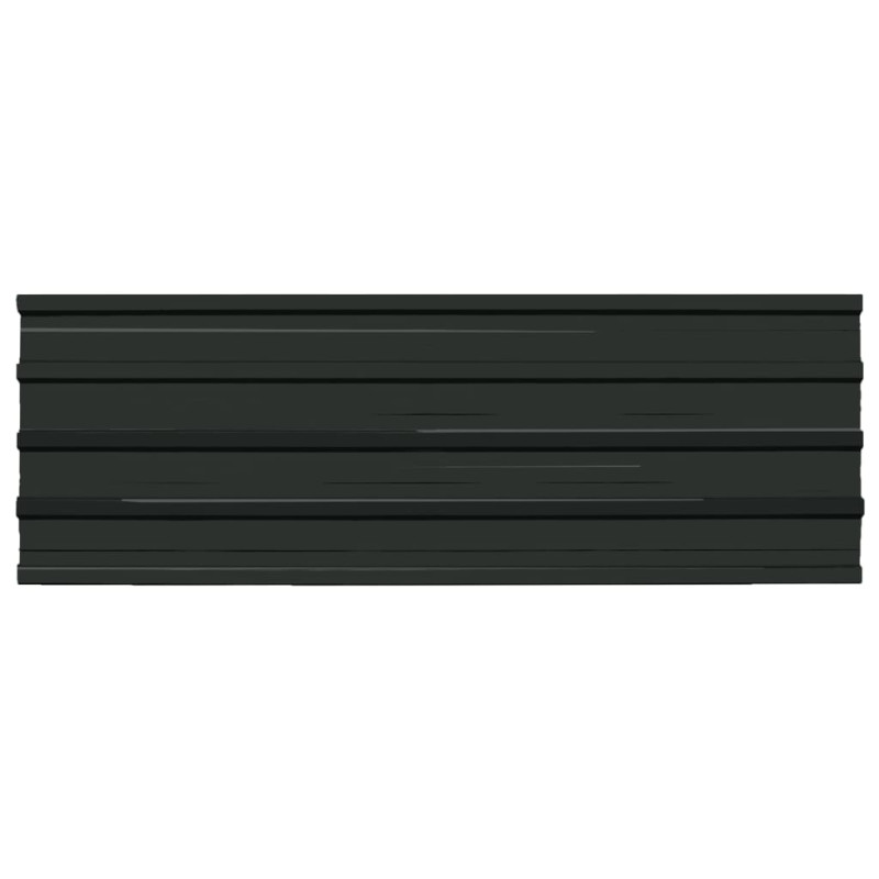 Panneaux de toiture 12 pcs Acier galvanisé Anthracite 