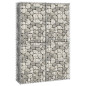 Panier de gabion avec couvercle Fil galvanisé 150x100x30 cm 