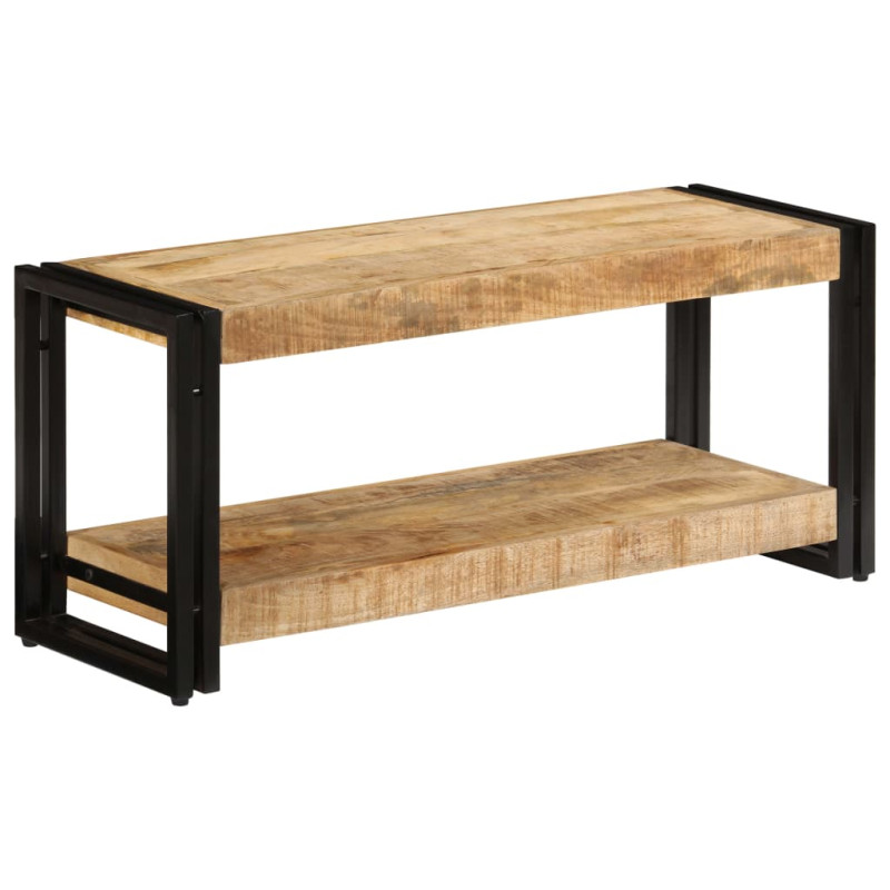 Meuble TV 90x30x40 cm Bois de manguier massif