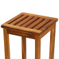 Tabourets de bar lot de 2 bois d acacia massif