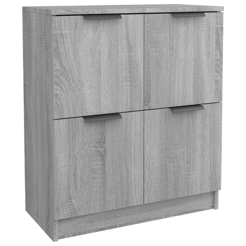 Buffet Sonoma gris 60x30x70 cm Bois d ingénierie