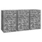 Lits surélevés en gabion 3 pcs 30x30x50 cm Fer