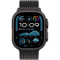 Apple Watch Ultra 2 GPS + Cellular - 49mm - Boîtier Black Titanium - Bracelet Black Titanium Milanese Loop - M