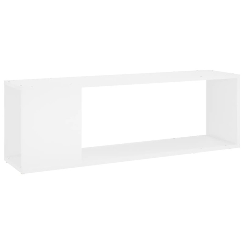 Meuble TV Blanc 100x24x32 cm Bois d ingénierie