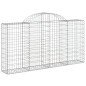 Panier de gabions arqué 200x30x100 120 cm Fer galvanisé