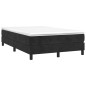 Cadre de lit sans matelas noir 120x200 cm velours