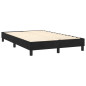 Cadre de lit sans matelas noir 120x200 cm velours