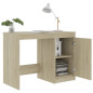 Bureau Chêne sonoma 100x50x76 cm Bois d’ingénierie