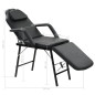 Fauteuil de massage pour traitement facial Simili cuir Noir