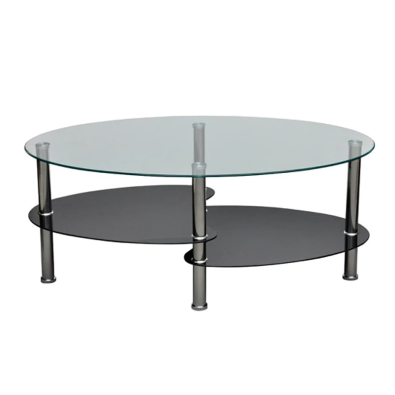 Table basse avec design exclusif Noir 