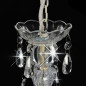 Lustre avec perles Blanc Rond 3 x E14