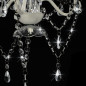 Lustre avec perles Blanc Rond 3 x E14