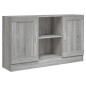 Buffet Sonoma gris 120x30,5x70 cm Bois d ingénierie