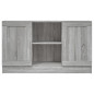 Buffet Sonoma gris 120x30,5x70 cm Bois d ingénierie