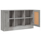 Buffet Sonoma gris 120x30,5x70 cm Bois d ingénierie