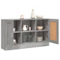 Buffet Sonoma gris 120x30,5x70 cm Bois d ingénierie