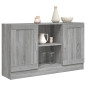 Buffet Sonoma gris 120x30,5x70 cm Bois d ingénierie