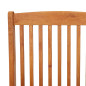 Chaises de jardin pliables lot de 4 Bois d eucalyptus massif