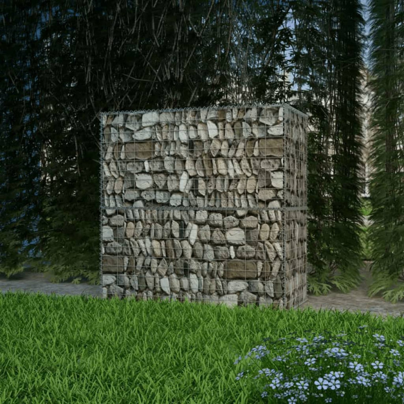 Panier de gabion Acier galvanisé 100x50x100 cm 