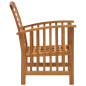 Chaises de jardin lot de 2 Bois d acacia massif