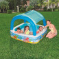 Bestway Piscine de jeu avec auvent bleu 140x140x114 cm 52192