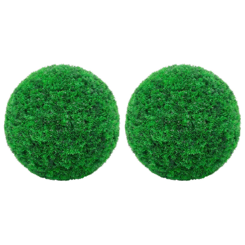 Boules de buis artificielles 2 pcs 35 cm