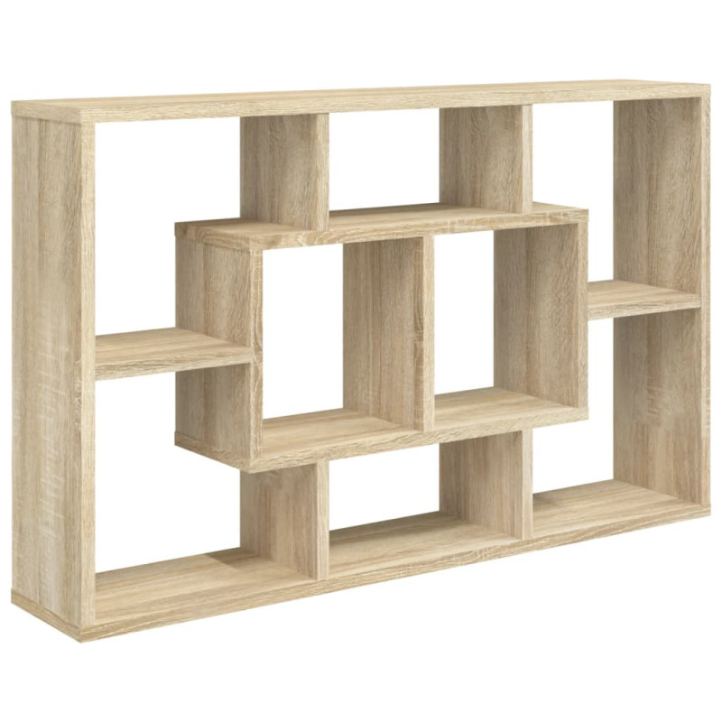 Étagère murale Chêne Sonoma 85x16x52,5 cm Bois d ingénierie